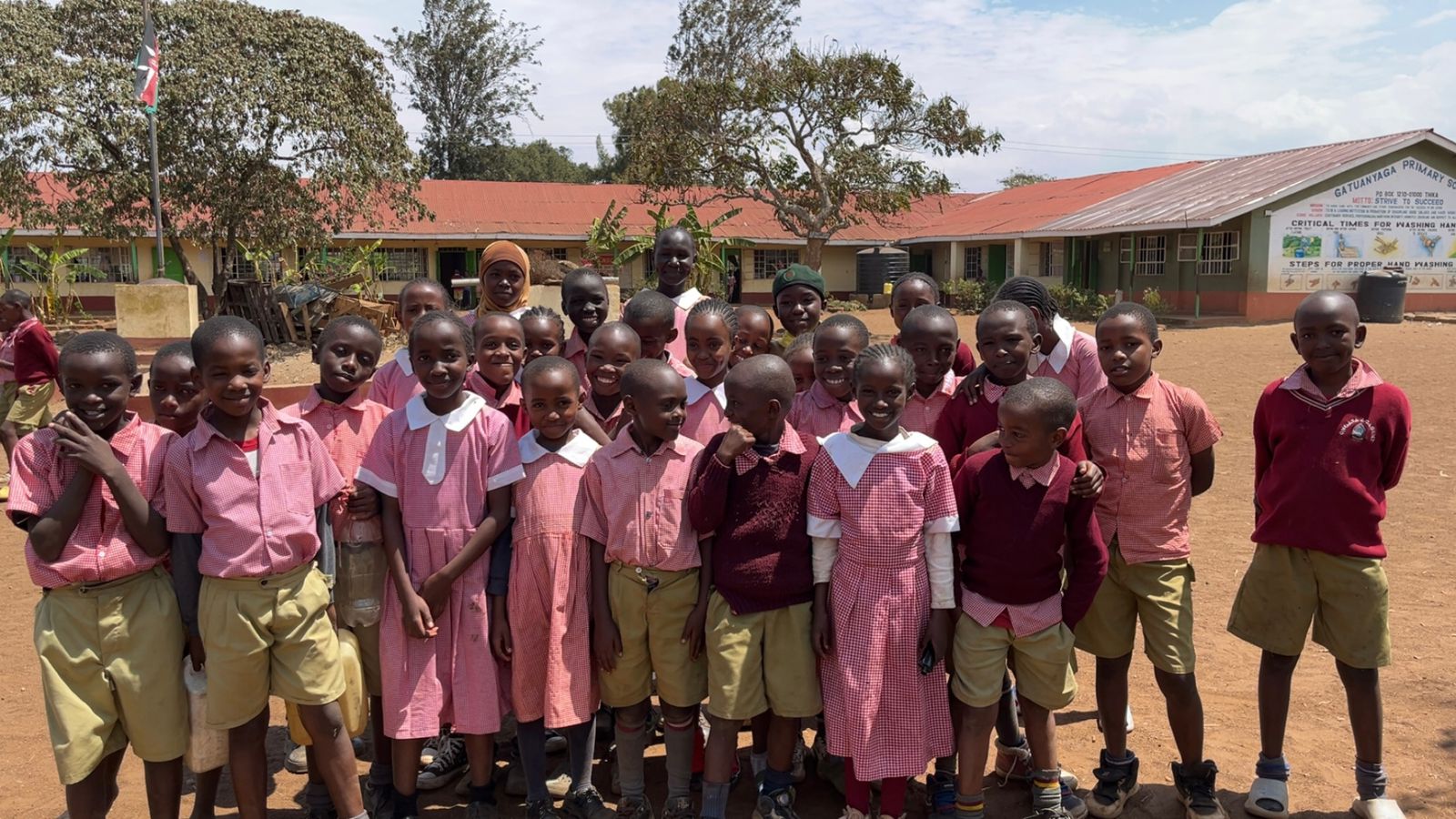 Gatuanyaga Waste Management Launch - Waste collection bags delivery